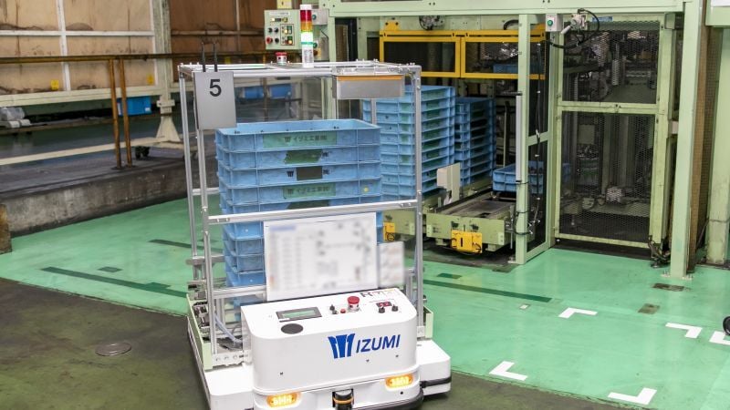 リフトレス化の取り組み（AGV）