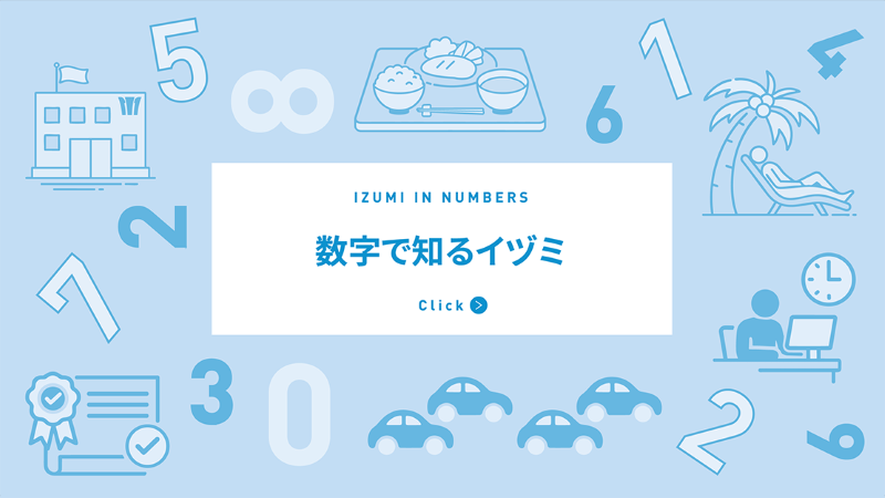 数字で知るイヅミバナー