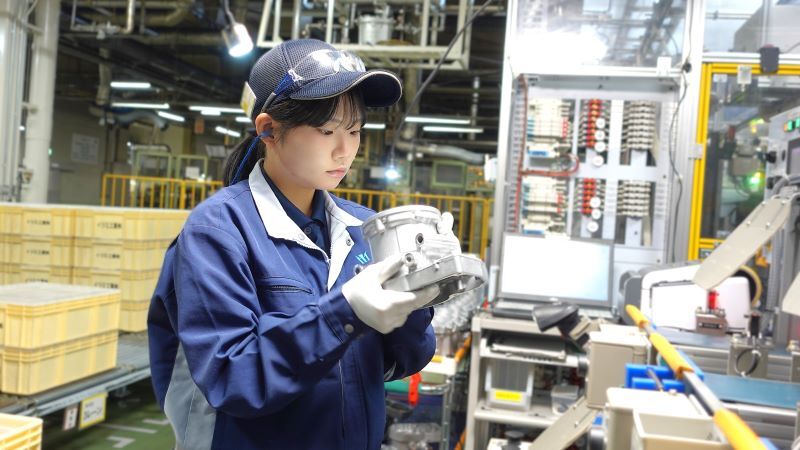 完成品検査作業